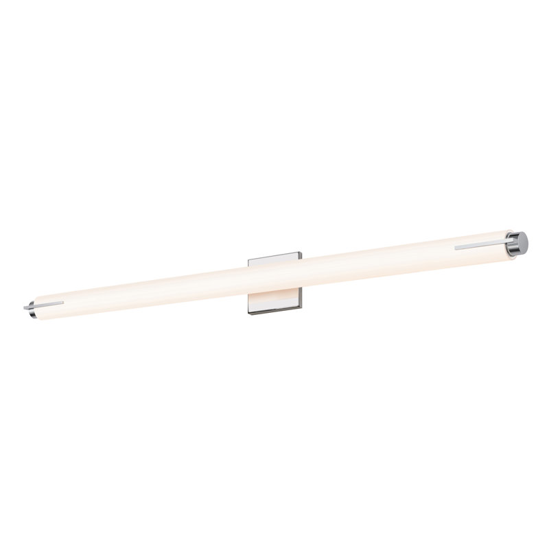 Tubo Slim 1 - Light LED Bath Bar, Polished Chrome, Flat