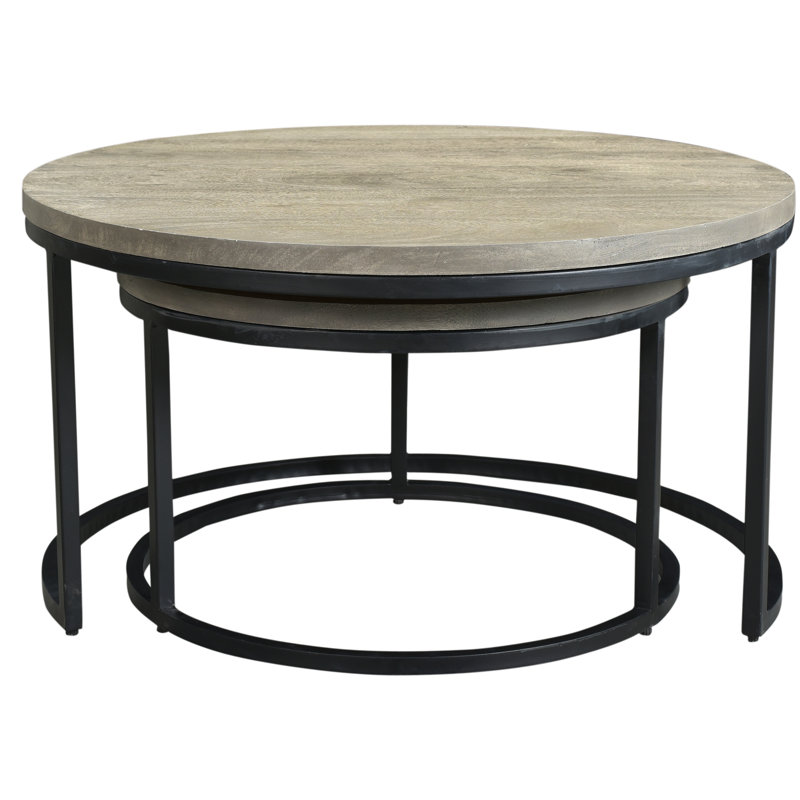Winham Solid Wood Top Nesting Tables