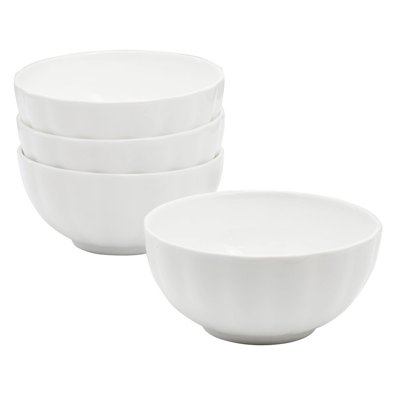 Ensemble de bols en porcelaine tendre 4 pièces 4,7 pouces Martha Stewart