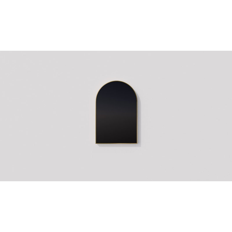AVIOR 22x44 ARCH LED MIRROR - BB, Brushed Brass, 40" x 32"