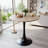 Walnut Tulip Round Table, Mdf Material, Suitable For 2-4 People, Can Be Used In The Kitchen And Living Room-1079024603