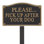 Please Pick Up After Your Dog Garden Sign