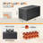 KUTIME 100 Gallon Water Resistant Resin Lockable Deck Box