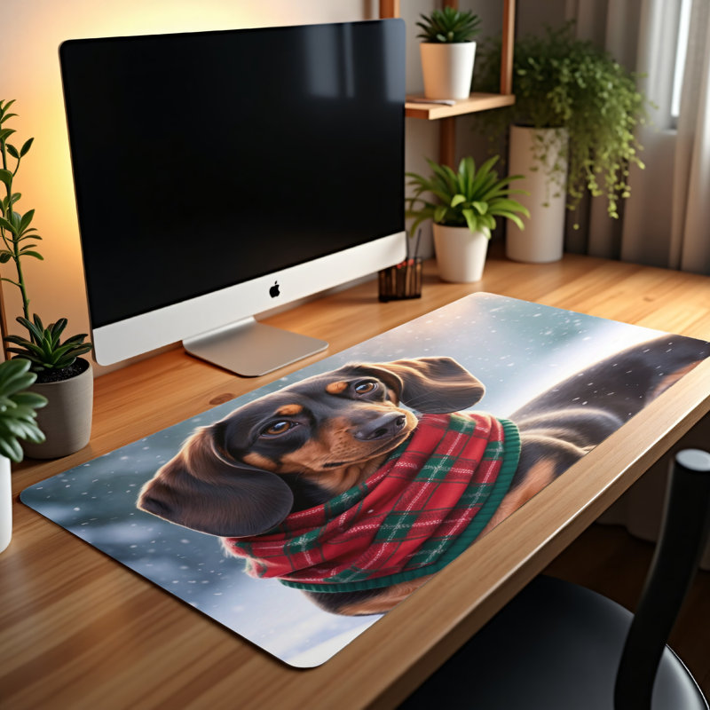 Polyester Desk Pad, 31.5x15.5