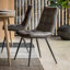 Casteau 48cm H Upholstered Metal Cantilever Chair-27107822-27107823