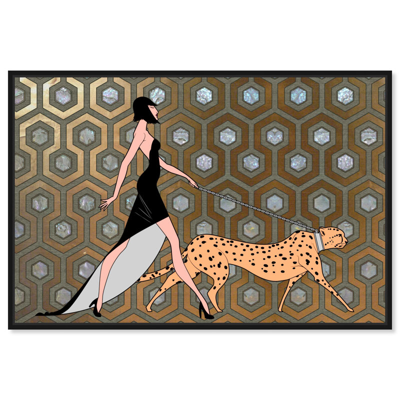 «Own the Street», impression sur toile, Impression encadrée, H 36 po x l 54 po, Black