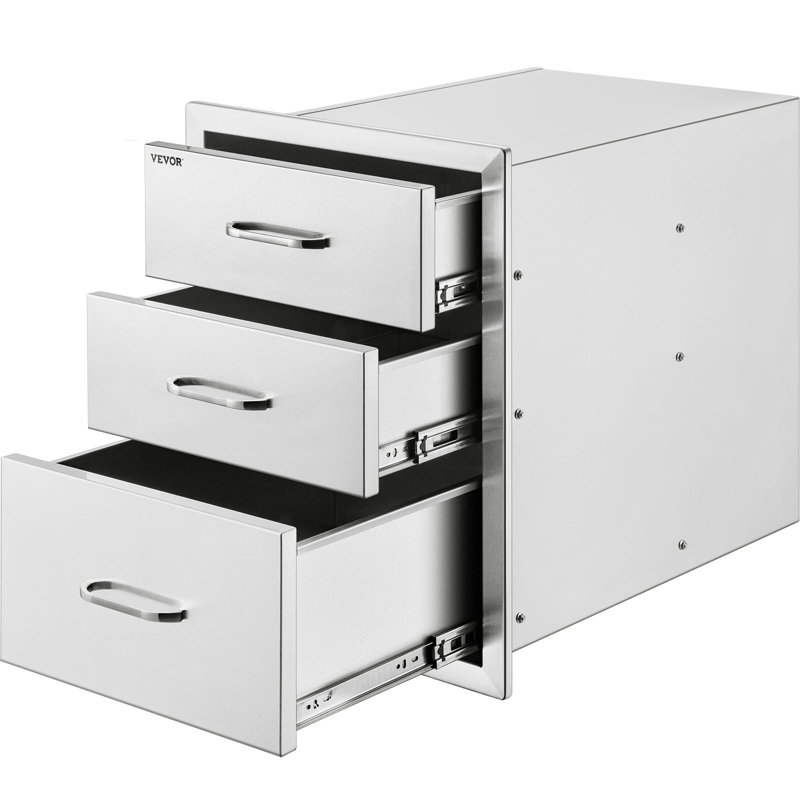 18'' Stainless Steel Drawers