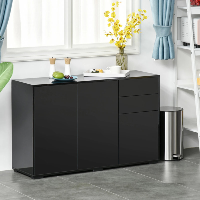 Tethys 117cm Sideboard, Black