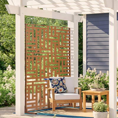 Metal Privacy Screen 47" x 76" Outdoor Privacy Screens & Panels for Patio