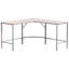 Mike L-Shaped Metal Base Writing Desk