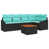 Coussin bleu / cadre noir est en rupture de stock