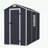 Outdoor Storage Shed with single door, window and vent