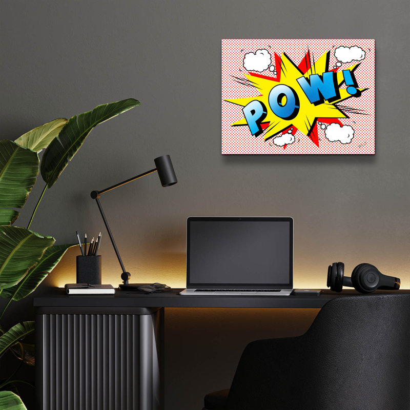 "Pow 2" par Mark Ashkenazi, H 12 po x l 16 po x P 0,13 po