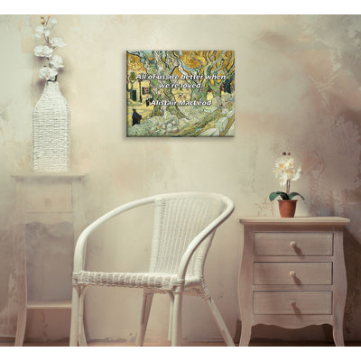Artsy Quote "All of us are better when we’re loved." By Alistair MacLeod Gallery Wrapped Canvas