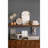 12X6" Rectangular Gray Marble Tray With Raised Edges