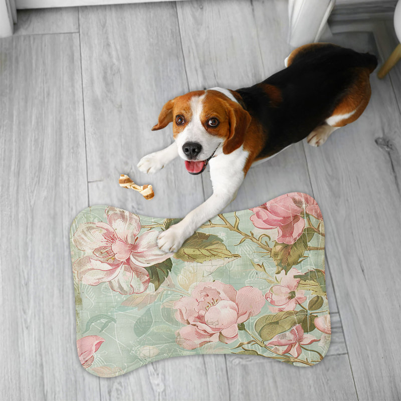 Tapis rétro en forme d'os - 1 pièce