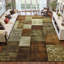 Tapis à motif géométrique rétro Vintage-448055235-448055237