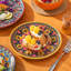Service de table 18 pièces pour 6 assiettes et bols en céramique à motif floral assorti 6 assortis, ensemble de vaisselle bohémien,