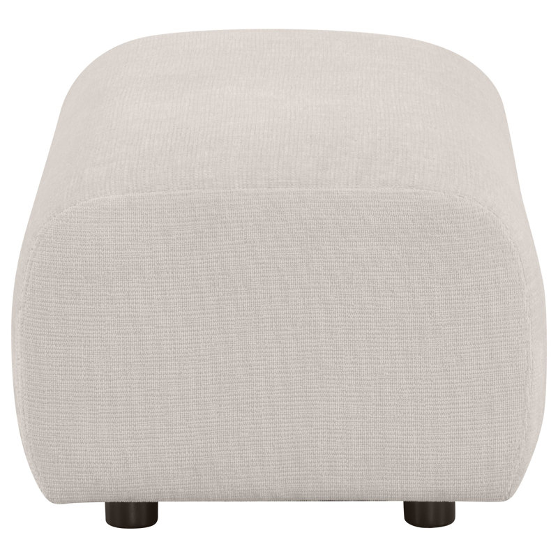 Ensemble de canapé rembourré de style moderne Mid-Century pour le salon, 6, Ivory