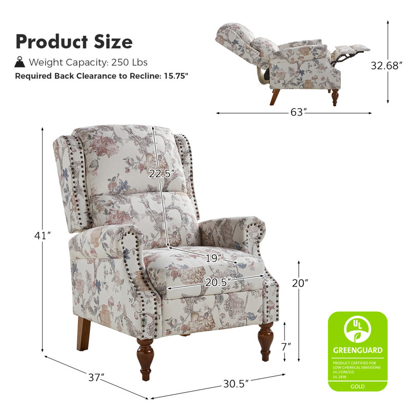 Chaises inclinables manuelles en polyester Ariany, Polyester marine