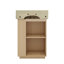 Meuble-lavabo tendance 21,6 po avec lavabo en céramique