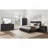 King Waterfall Panel Bed-1684408591
