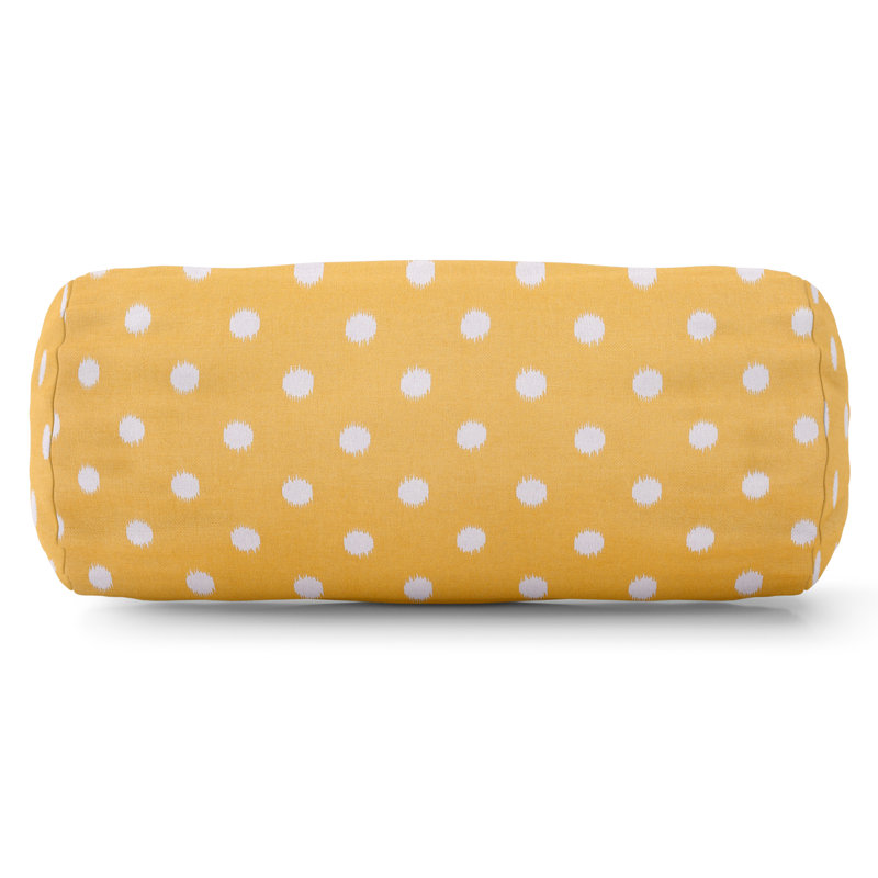 Coussin Ikat Dot, Agrume