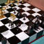 Haas Chess Set - Black + White