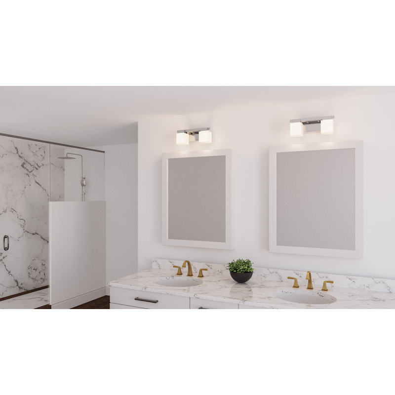 Éclairage pour meuble-lavabo à intensité variable à 1 lumière Ashunta