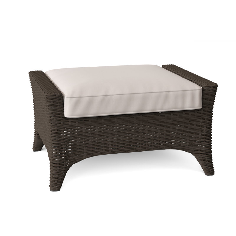 Cape Cod Outdoor Ottoman, Batik Navy, Cape Cod Cobblestone