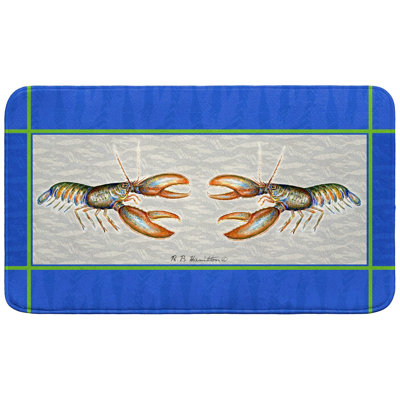 Tapis de bain homard