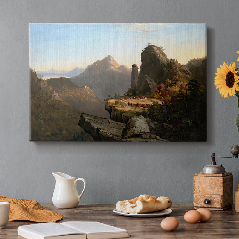 Expulsion du jardin d'Eden-Thomas Cole-Gallery, toile tendue-1828, 8 x 12