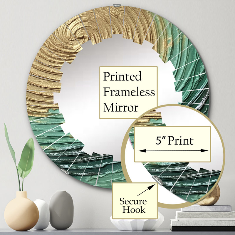 Miroir mural Santolina, 24 po x 24 po