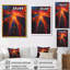 Décorations murales en verre orange gratte-ciel orange - gratte-ciel-272231697-272231699