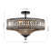 Kessler 6-Light Modern Crystal Semi-Flush Mount Ceiling Light
