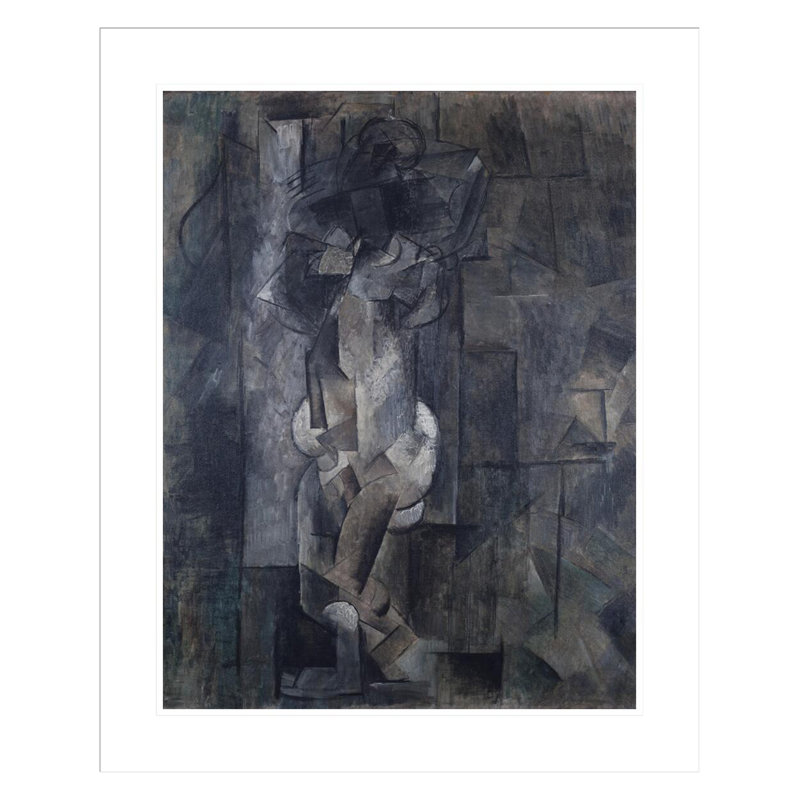 «Nude figure» par Pablo Picasso, impression giclée sur cadre, H 28,71 po x l 23,5 po