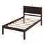 Platform Bed Frame With Headboard, Wood Slat Support-1006548086