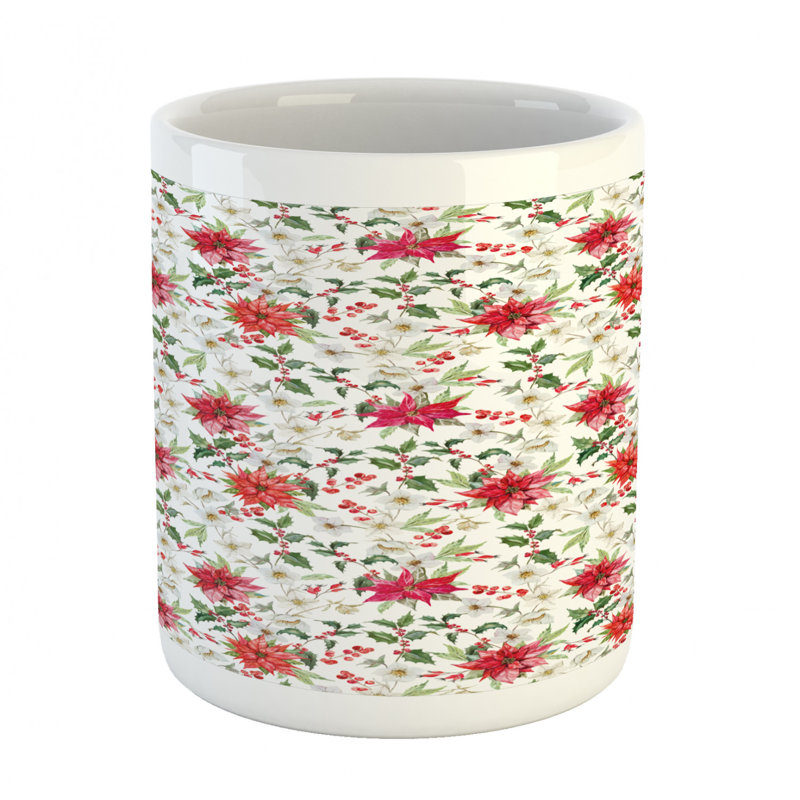 Grande tasse à café aquarelle