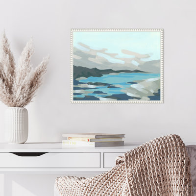 Cloudy Inlet II by June Erica Vess Framed Canvas Wall Art Print