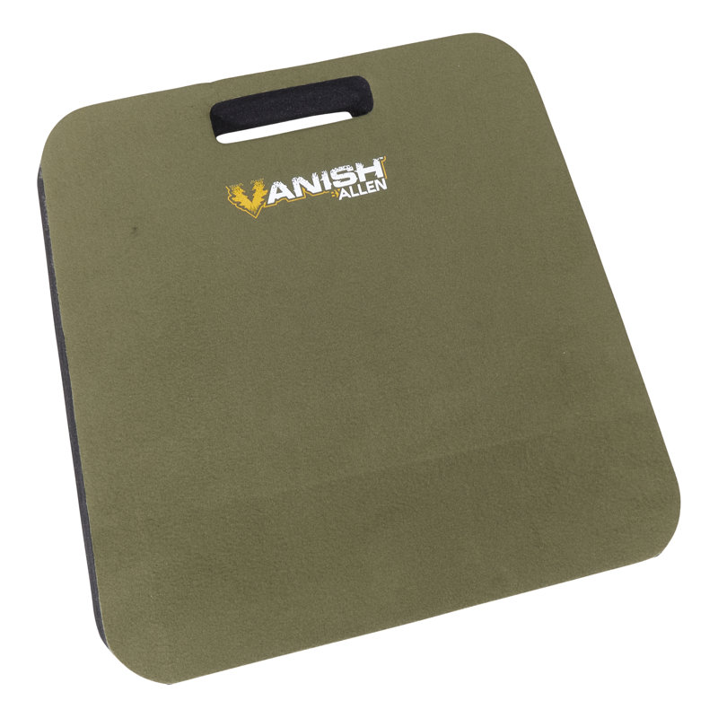 Olive Green Foam Outdoor Seat Cushion with Handle