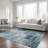 Washable Floral Indoor / Outdoor Rug-305228764