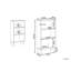 Pyatt 120 cm H x 60 cm W Standard Bookcase