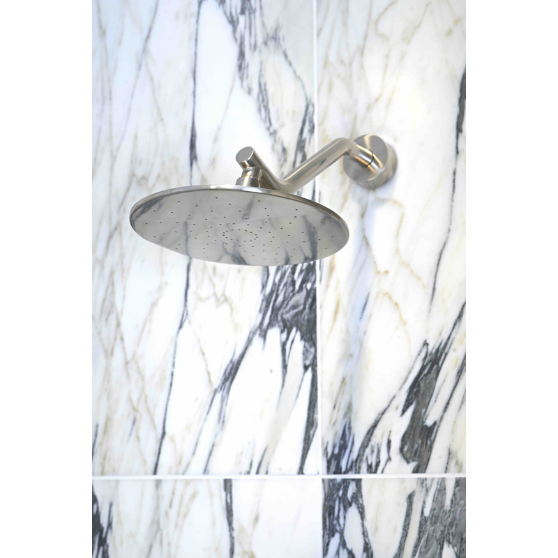 Emile Rain Rain Shower Head 1.8 GPM GPM, Brushed Nickel