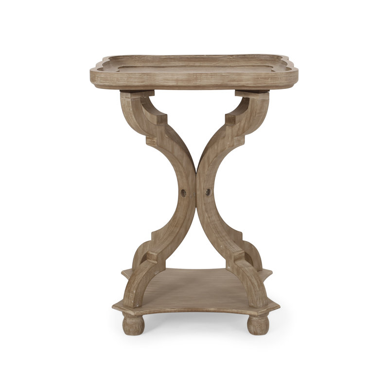 Tray Top End Table, Natural