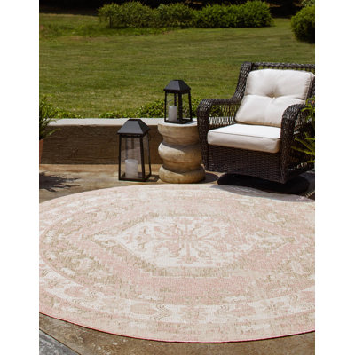 Tapis d'extérieur couleur nil rose