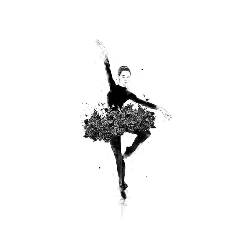 Floral Dance by Balazs Solti - Wrapped Canvas Gallery-Wrapped Canvas Giclée, 152.5 cm H x 101.5 cm W