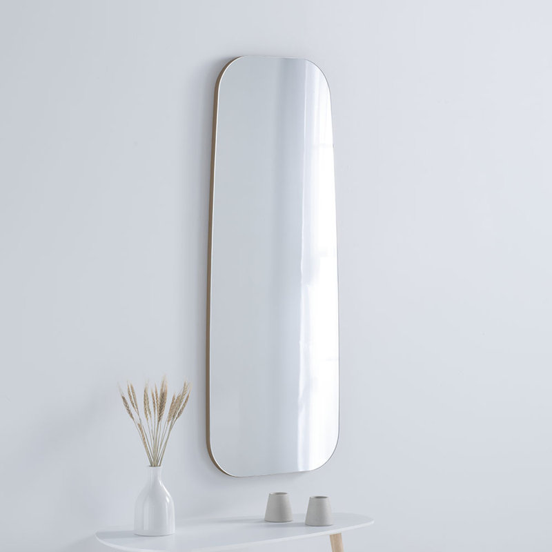 Akvile Asymmetrical Wall Mirror, Gold