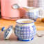 Nicola Spring - Hand-Printed Sugar Bowl - 10cm - Navy