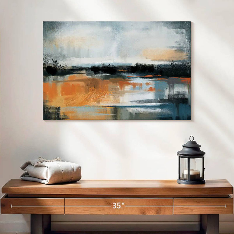 Avery Sunstruck Abstract Landscape, 16" H x 24" W