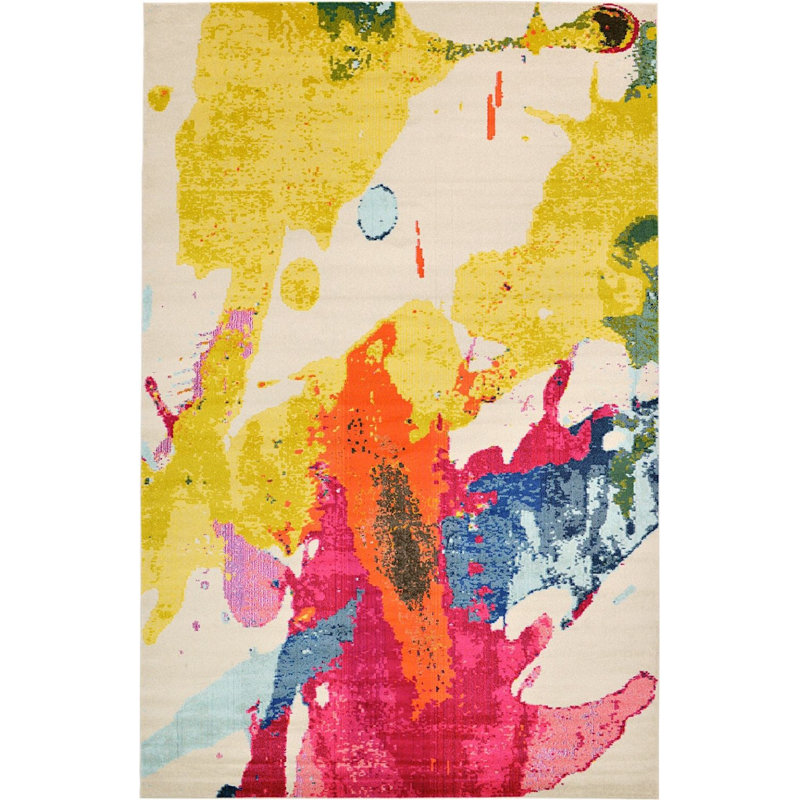 Lizotte Abstract Indoor Rug, Rectangle 10'6" x 16'5"